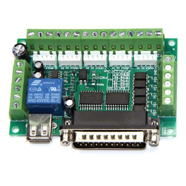 5 Axis CNC Interface Adapter Breakout Board – SensorBoard.com
